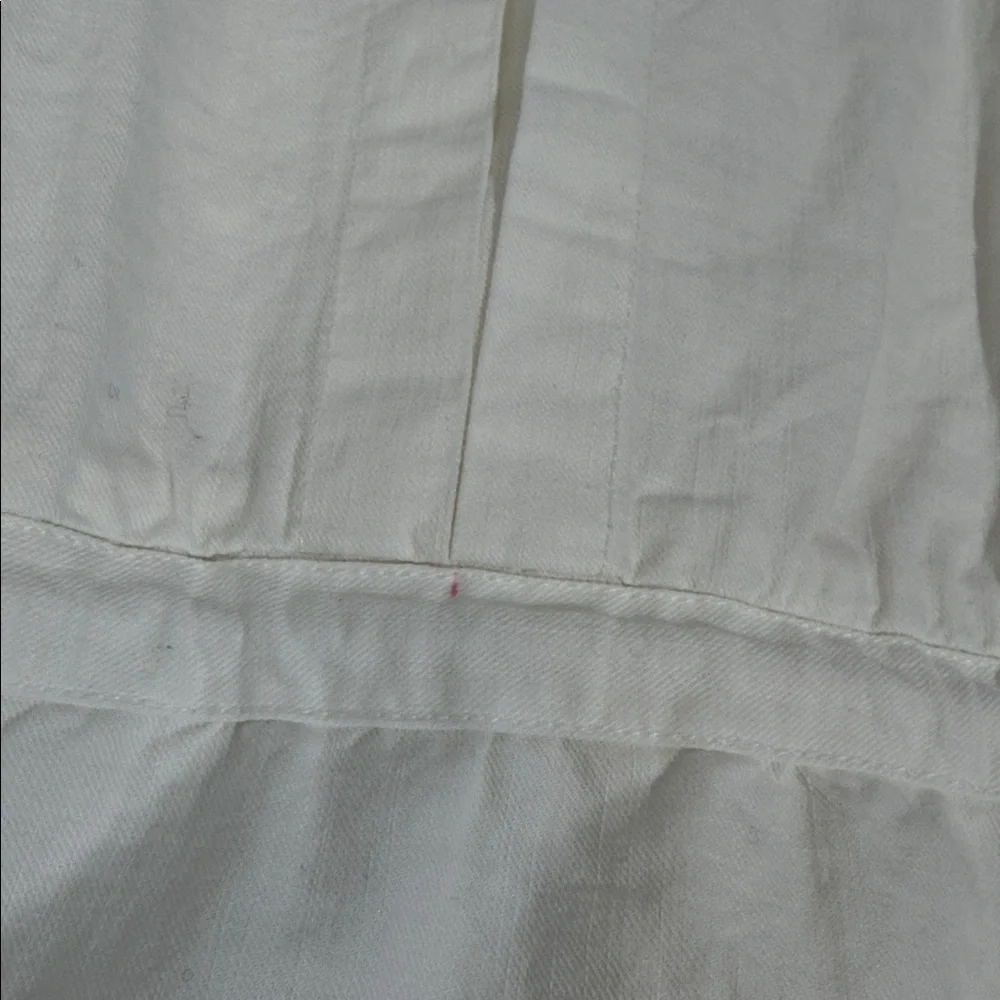 Faherty Larkspur Utility Jacket Size L Ivory White Lightweight - Picture 11 of 12